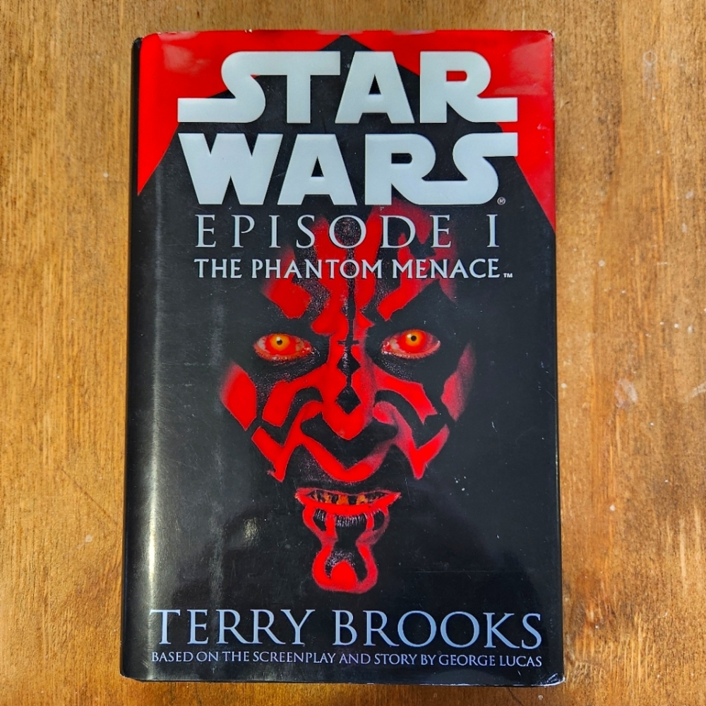 Star Wars Episode 1 The Phantom Menace hardcover book by Terry Brooks